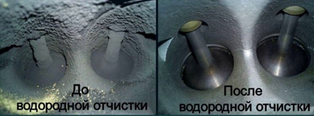Водородная очистка двигателя!!!
