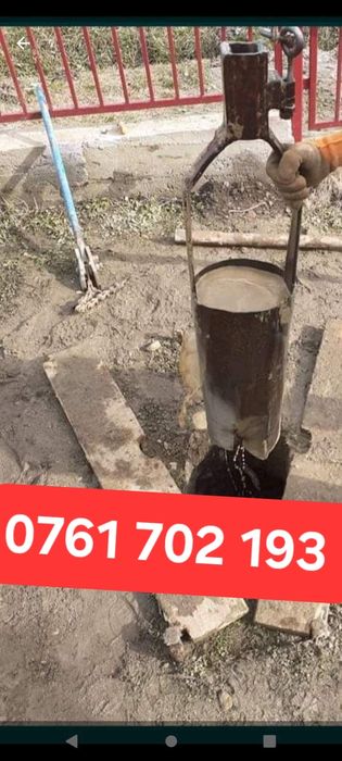 Foraje Puturi Apa PVC Denisipări