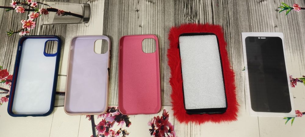 Huse silicon pentru iPhone 11+ folie ecran privacy