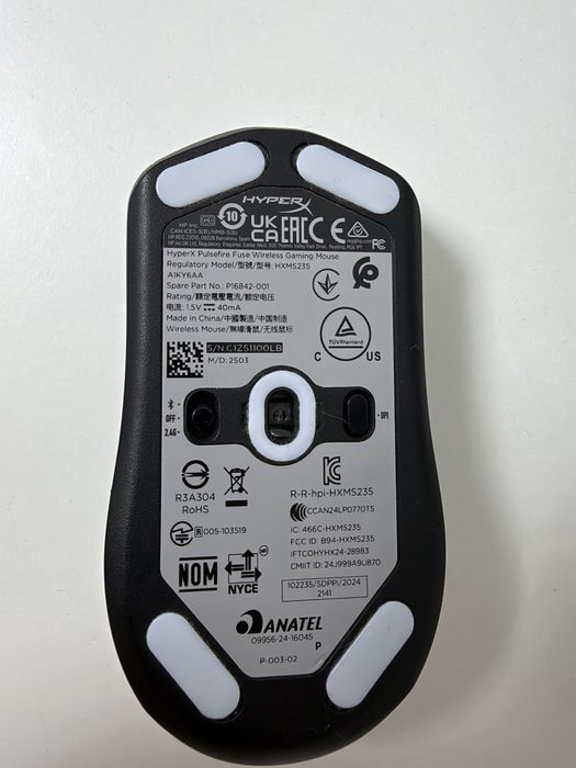 Mouse Gaming HYPERX Pulsefire Fuse