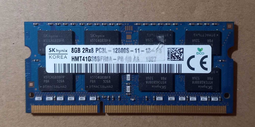 memorii laptop DDR3 8GB 1600 posibil kit 16GB din 2buc x 8GB