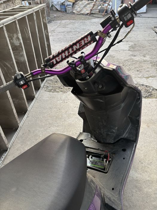 Мопед м8 про фиолетовый