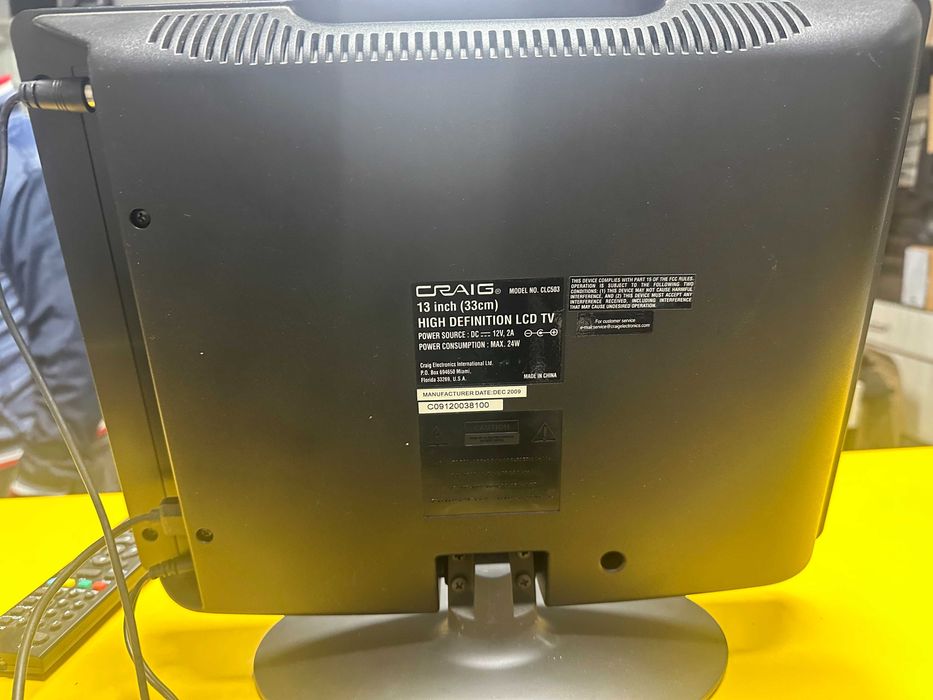 Телвизор LED tv Craug 13" 12V / 220v
