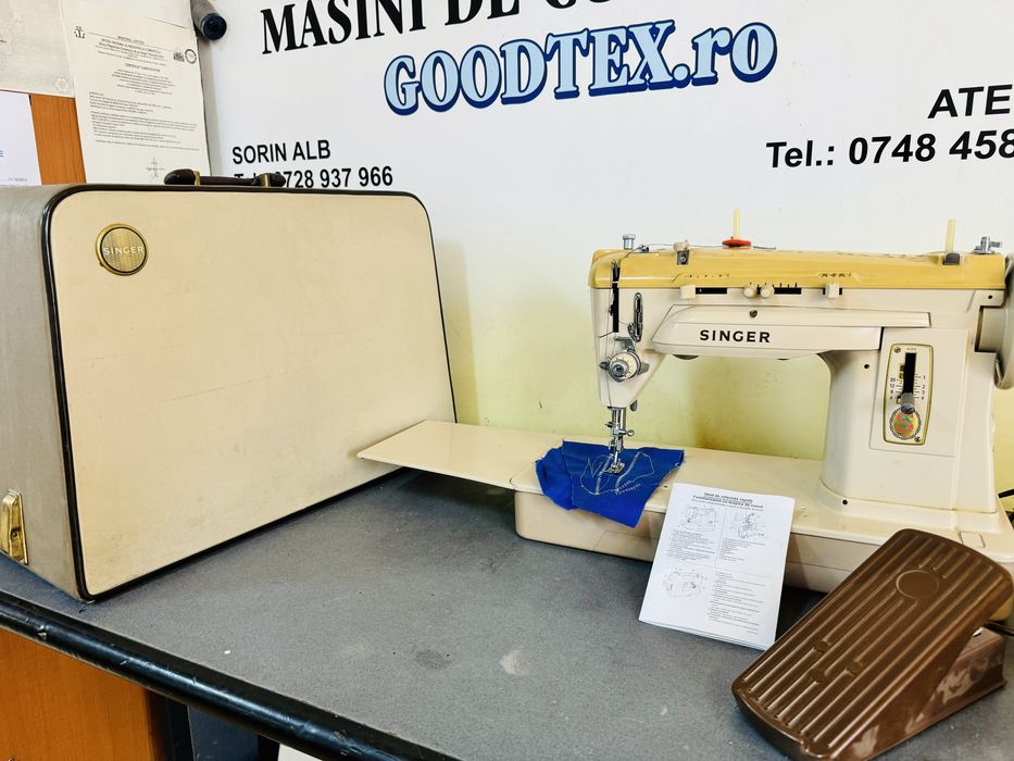 Masina de cusut SINGER 431 cu piese metalice
