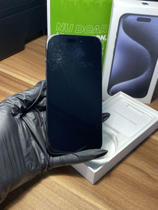 iPhone 15 Pro • 256 GB • Blue Titanium