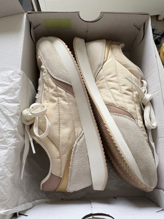 Sneaker Low crem auriu Tommy Hilfiger
