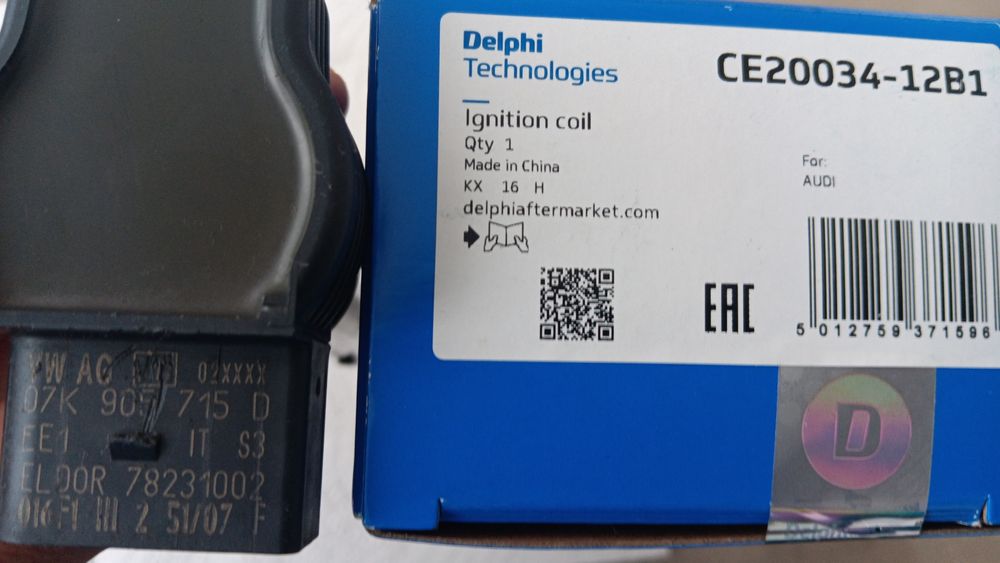 Vând set complet de 4 bobine de inducție originale