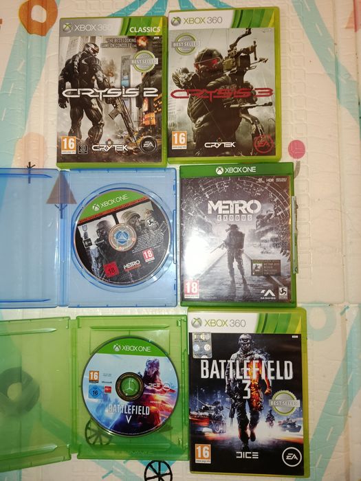 CRYSis 2 3 Battlefield 3 si 5 Metro redux xbox