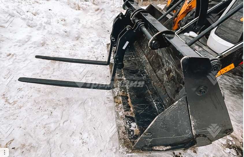 Вилы откидные паллетные для экскаватора-погрузчика Hidromek 102