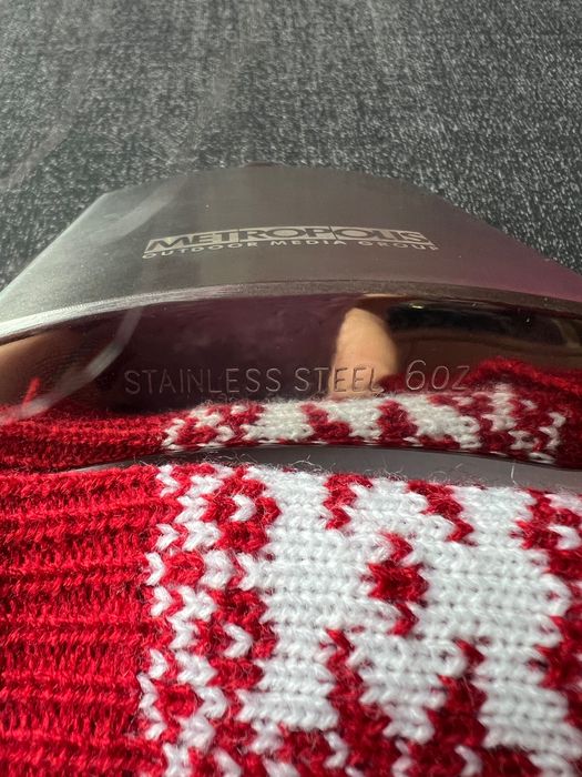 Метално шише от неръждаема стомана. Коледа.