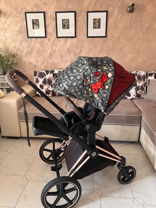Cybex Priam Rebellious Rose Gold – пълен комплект