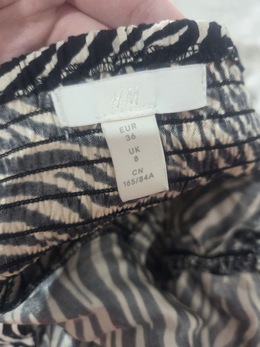 Блузка H&M леопард/зебра