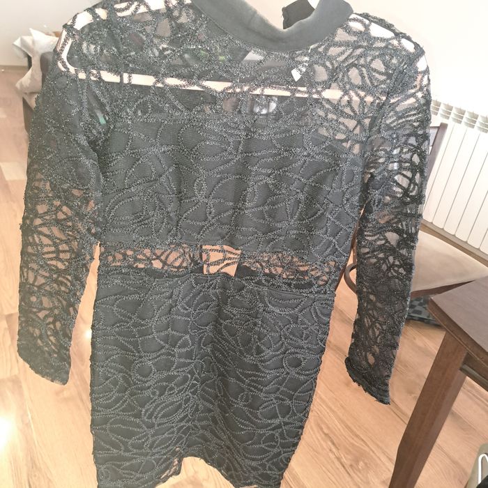 Официална рокля с дълъг ръкав