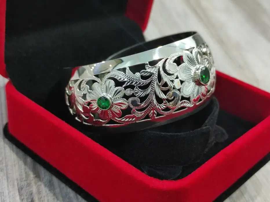 Bilak uzuk braslet, kumush 925
