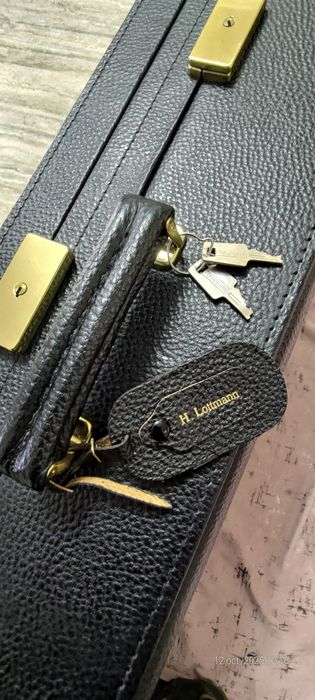 Valiză piele H Lotimann neutilizata
