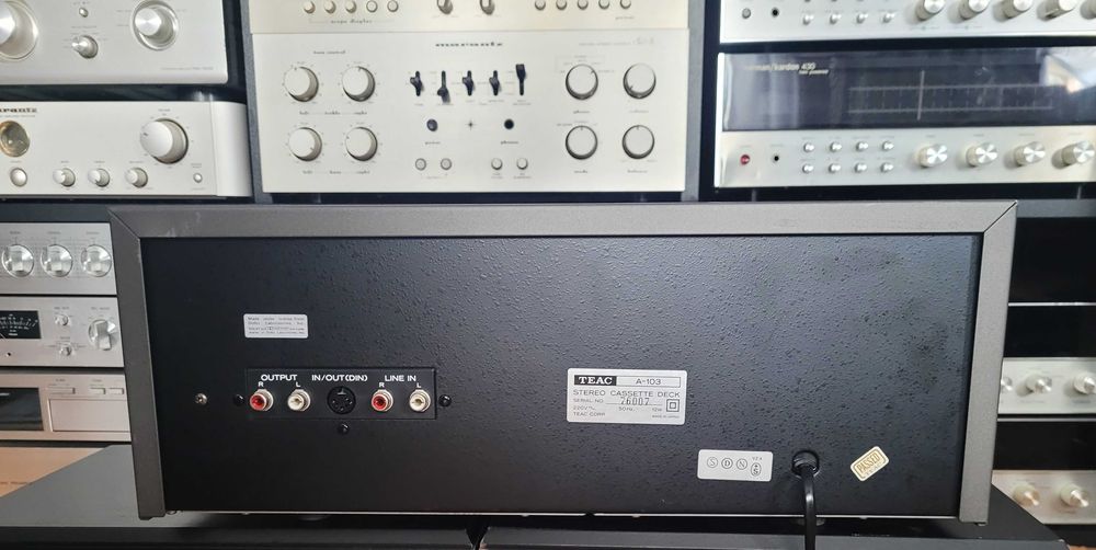 TEAC A-103 deck casetofon vintage cu VU-metre  *1978