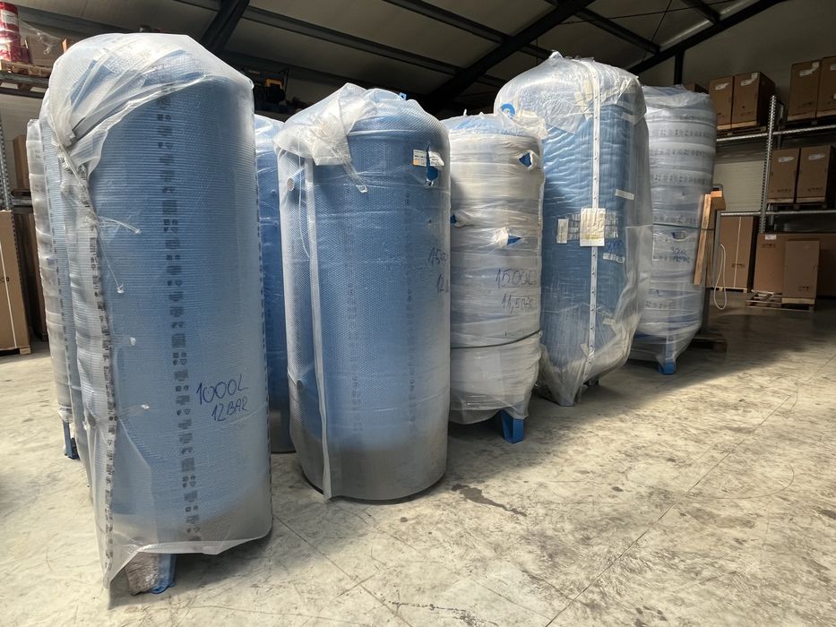Butelie - Rezervor de aer, galvanizat, vertical, 1000 L, 16 Bar - NOU