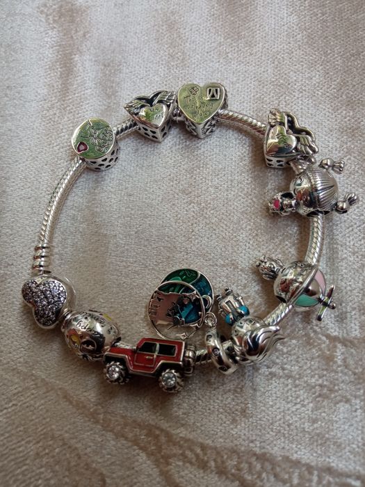 Charm inima mobila,albastra,talismane case,copii,brățară Pandora  ,17-