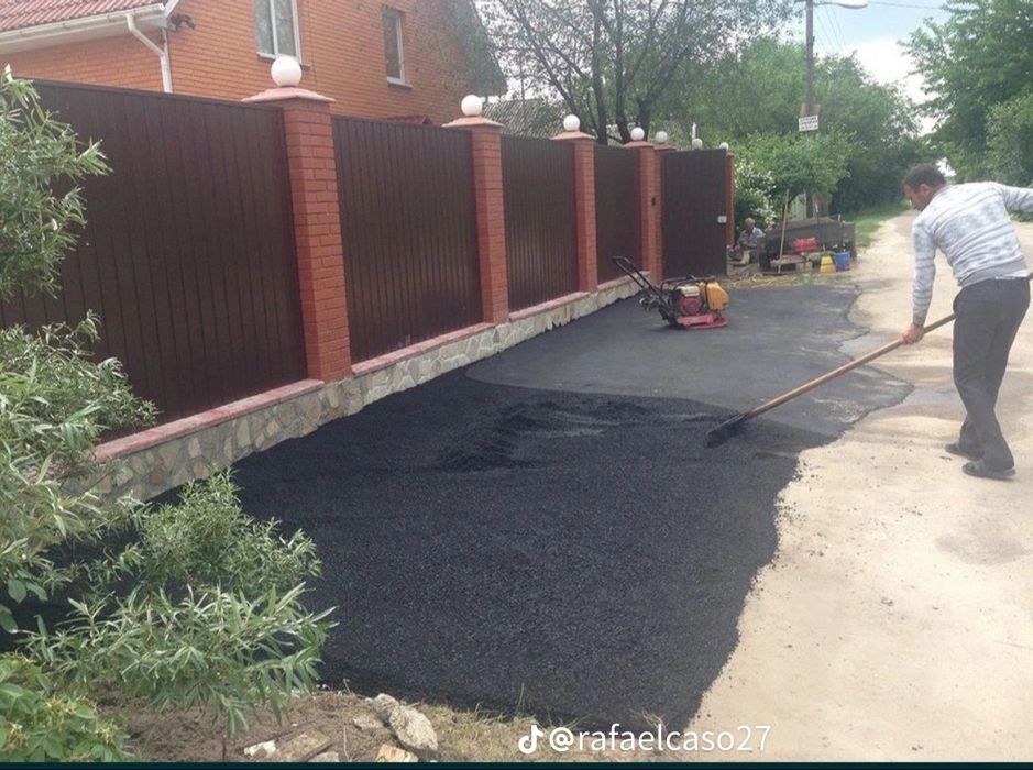 Укладка асфальта