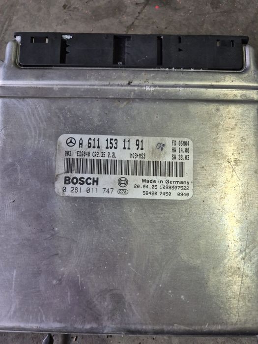 Kit pornire mercedes sprinter 2.2cdi euro 3 an 2005 cod A9111531191