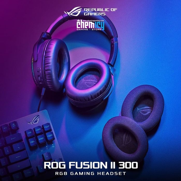 Asus Rog Fusion 2! СКИДКА Проводные Наушники/Гарнитура 7.1