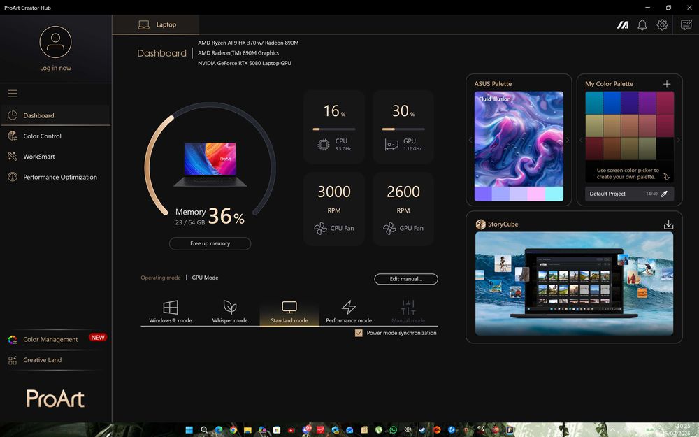 Asus ProArt p16 rtx 5080