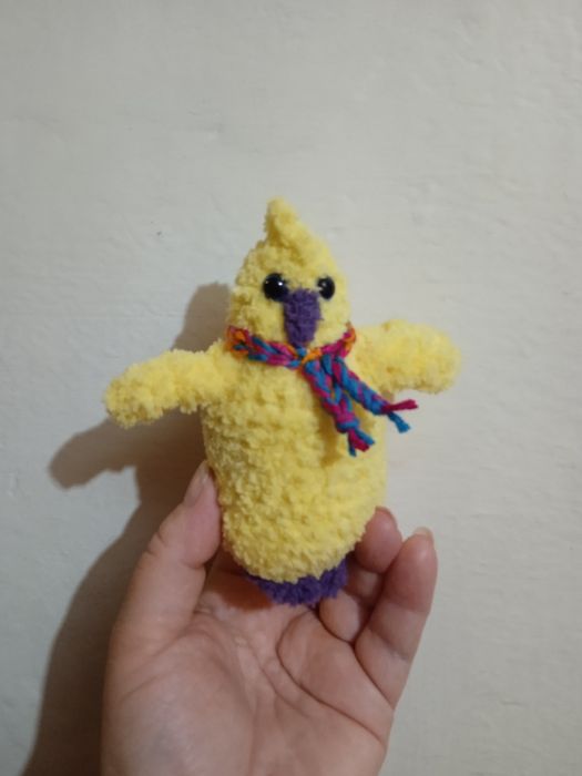 Цыпленок вязаная игрушка