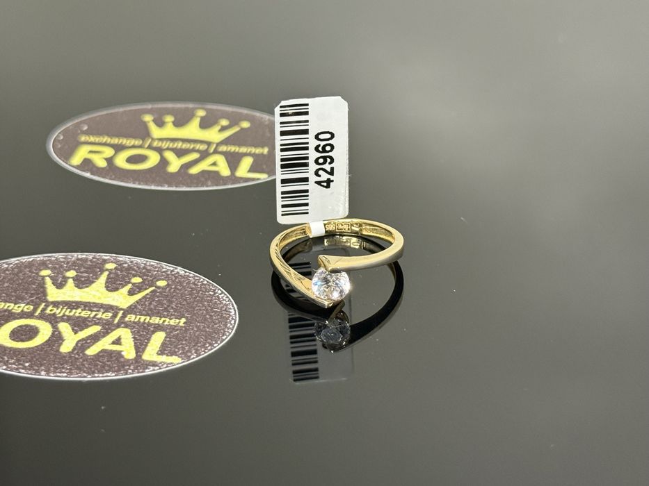Bijuteria ROYAL : Inel AUR 14K NOU / 1.85 GR