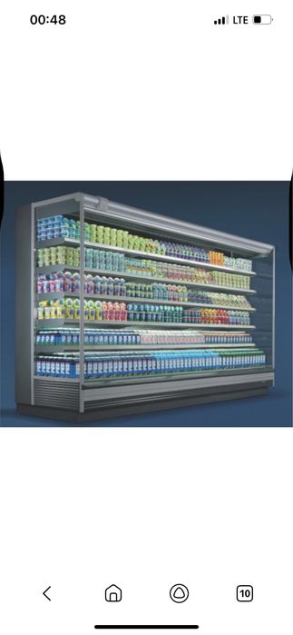 Ветрина холодильник горка