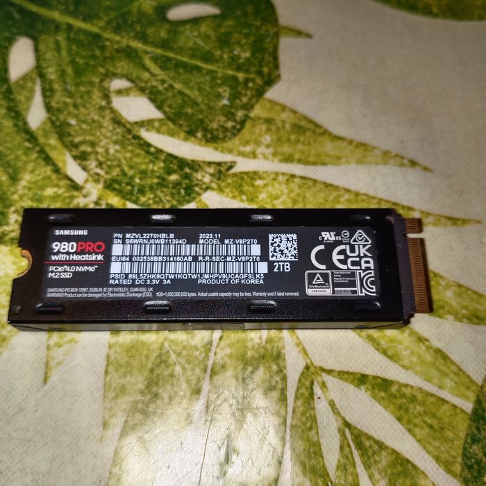 SSD Samsung 980 Pro 2 TB m2 pci-e 4.0 ссд диск