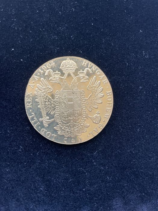 Позлатена 23,65 карата 4 дуката Франц Йосиф