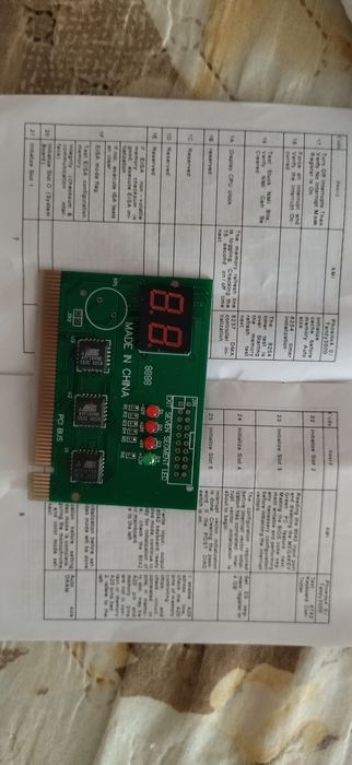 Пост карта для диагностики компьютеров
