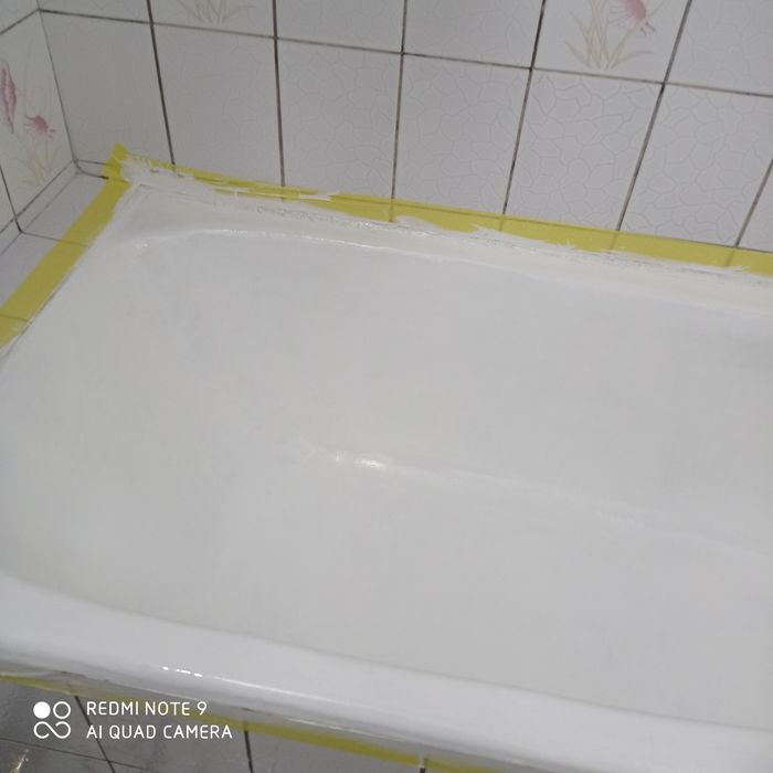 Vannalarni emal va akril bilan bo'yash