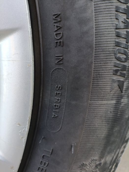 Vand 4 roți de pe Nissan Qashqai R17 5x114.3 cu cauciucuri de iarna in stare bună
