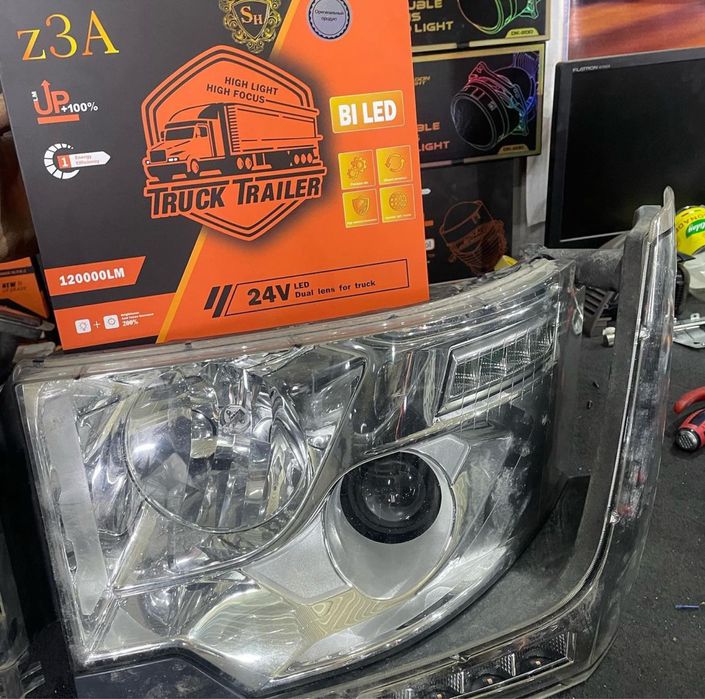 Bi led би лед полировка фар