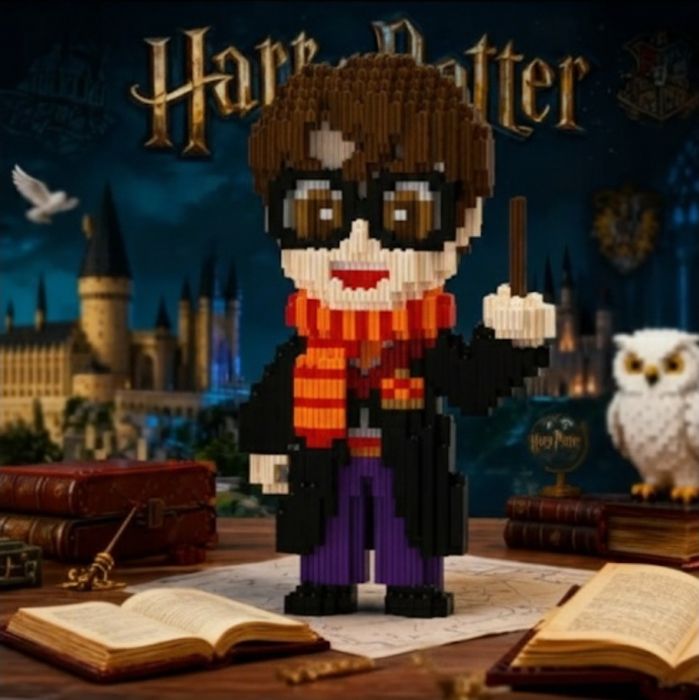 Промоция до края на седмицата! Пиксел фигура Хари Потър „Магьосникът о