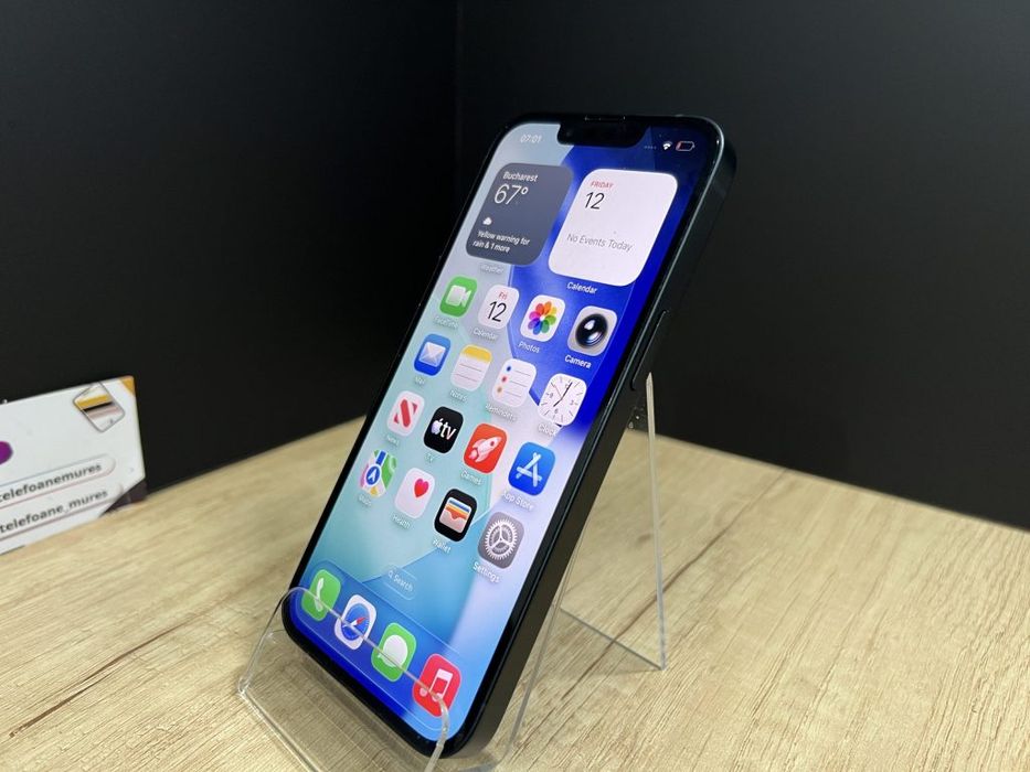 iPhone 14 128Gb Midnight Second-Hand 3 ani garanție, Telefoane Mures