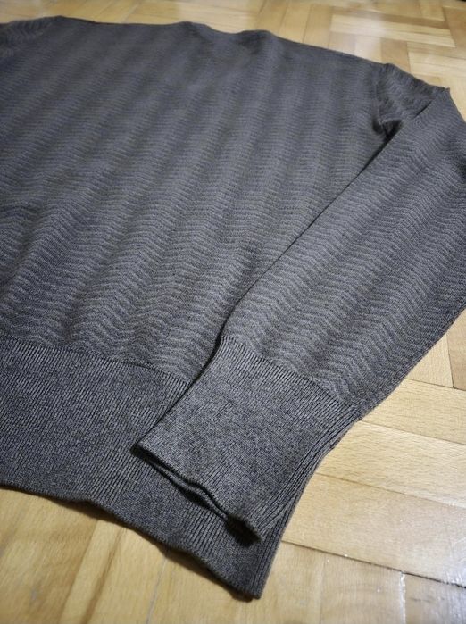 Pulover de lux Ermenegildo Zegna, V-Neck, Lână, Bărbați - L