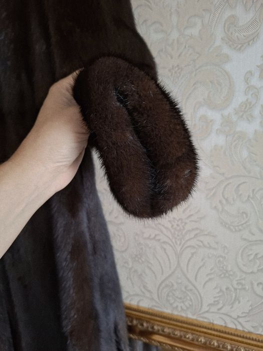 Норковая шуба теплая