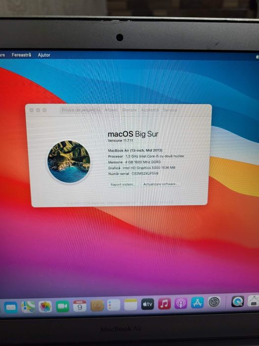 Vand laptop apple macbook