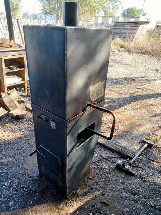 Продам печь для бани лодочка. Металл 10мм.