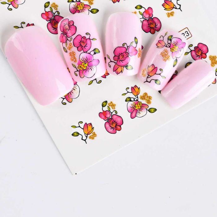 Наклейки/слайдеры для дизайна ногтей