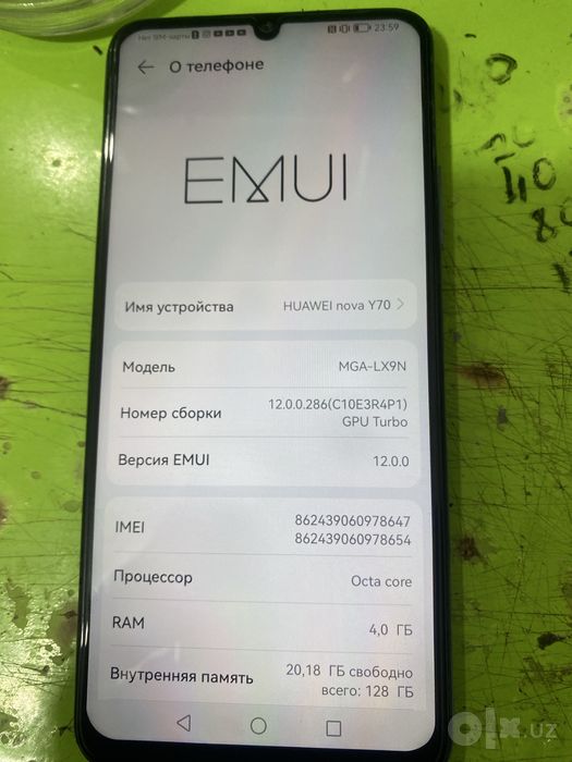 Huawei nova Y70 satiladi