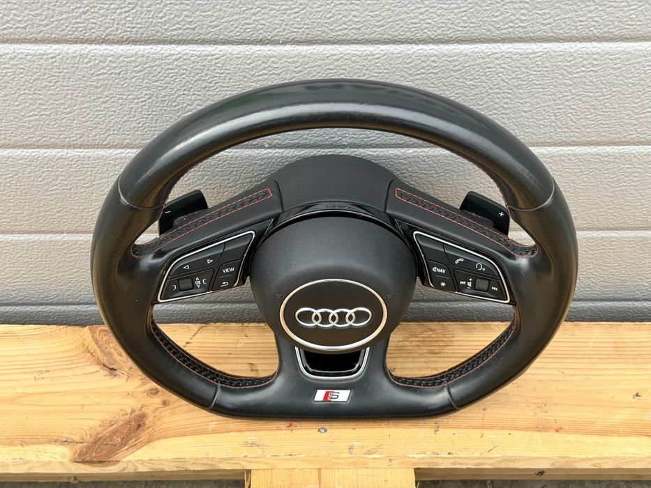 Скосен Волан AUDI A4 S4 B9 Черен конец