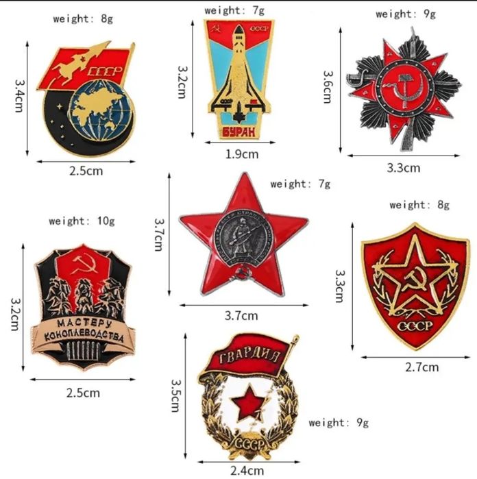 Медали и Ордена,Звездочка военная СССР, производство Россия .серп и мо