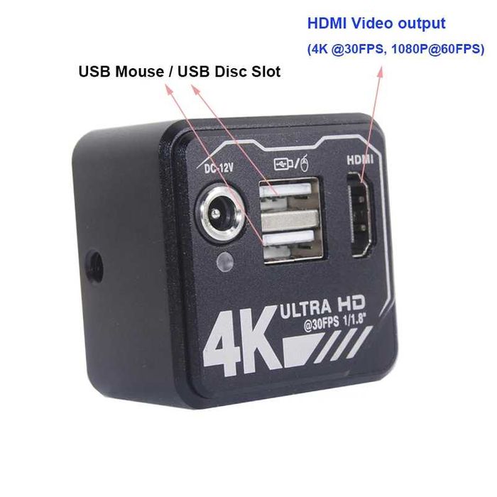 4K 30FPS 1080p 60FPS Lapsun IMX678 C-Mount комплект HDMI USB 2.0 дигитална индустриална камера микроскоп SMD