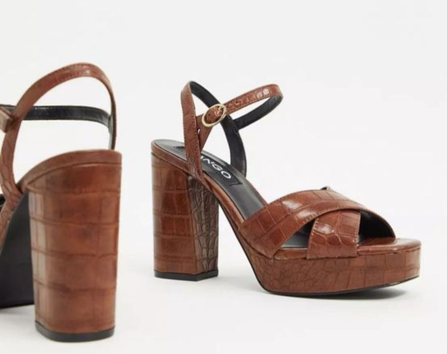 Сандали на платформа Mango/Манго