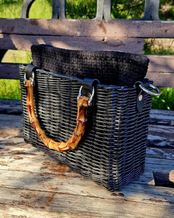 Сумка летняя, плетёная