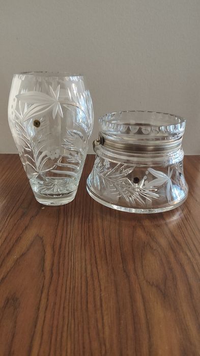 Кристална ваза и Кристална купа