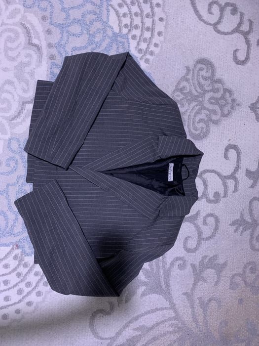 Новый Пиджак, серый, стандарт,